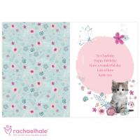 Personalised Rachael Hale Cute Kitten Card Extra Image 1 Preview